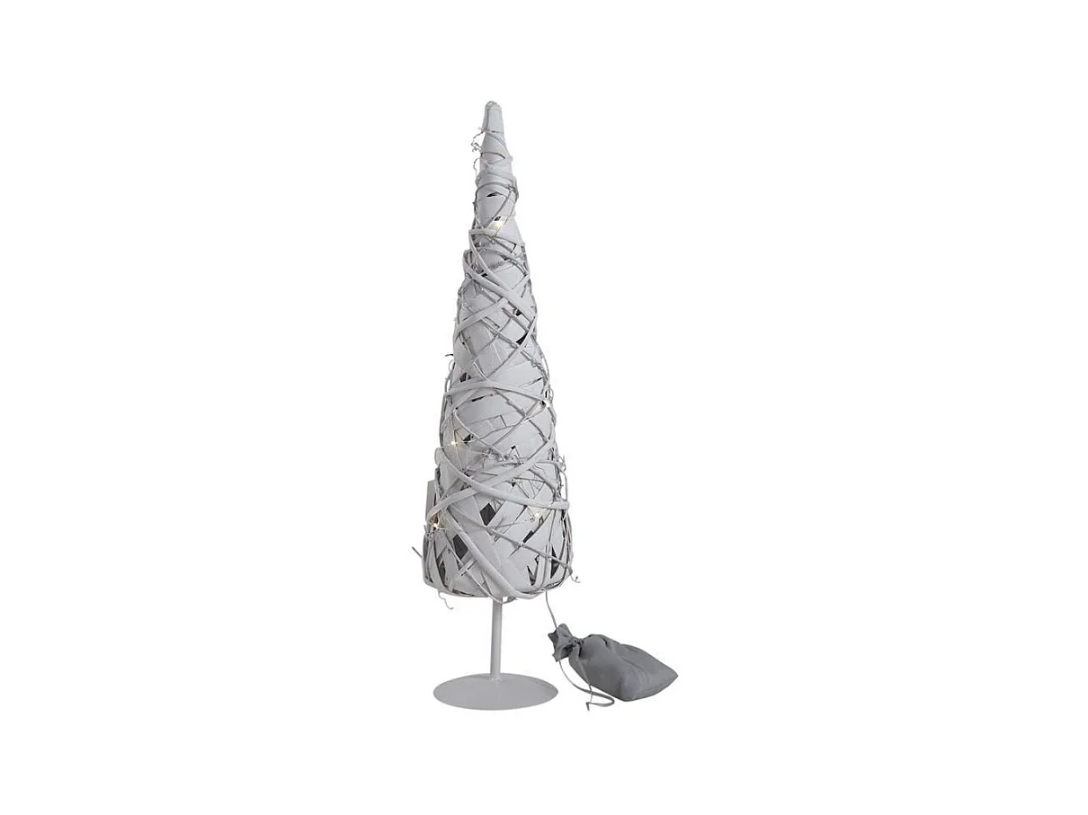 Sapin bois et LEDs à poser