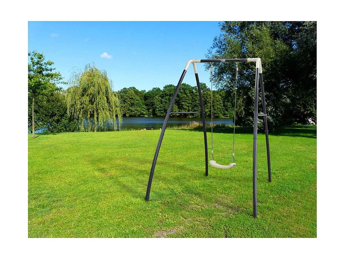 Columpio de metal simple