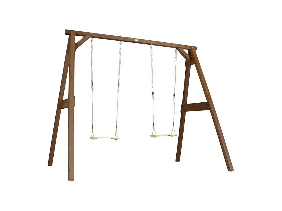 Portique en bois balançoire double Swing Double