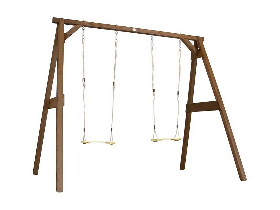 Portique en bois balançoire double Swing Double
