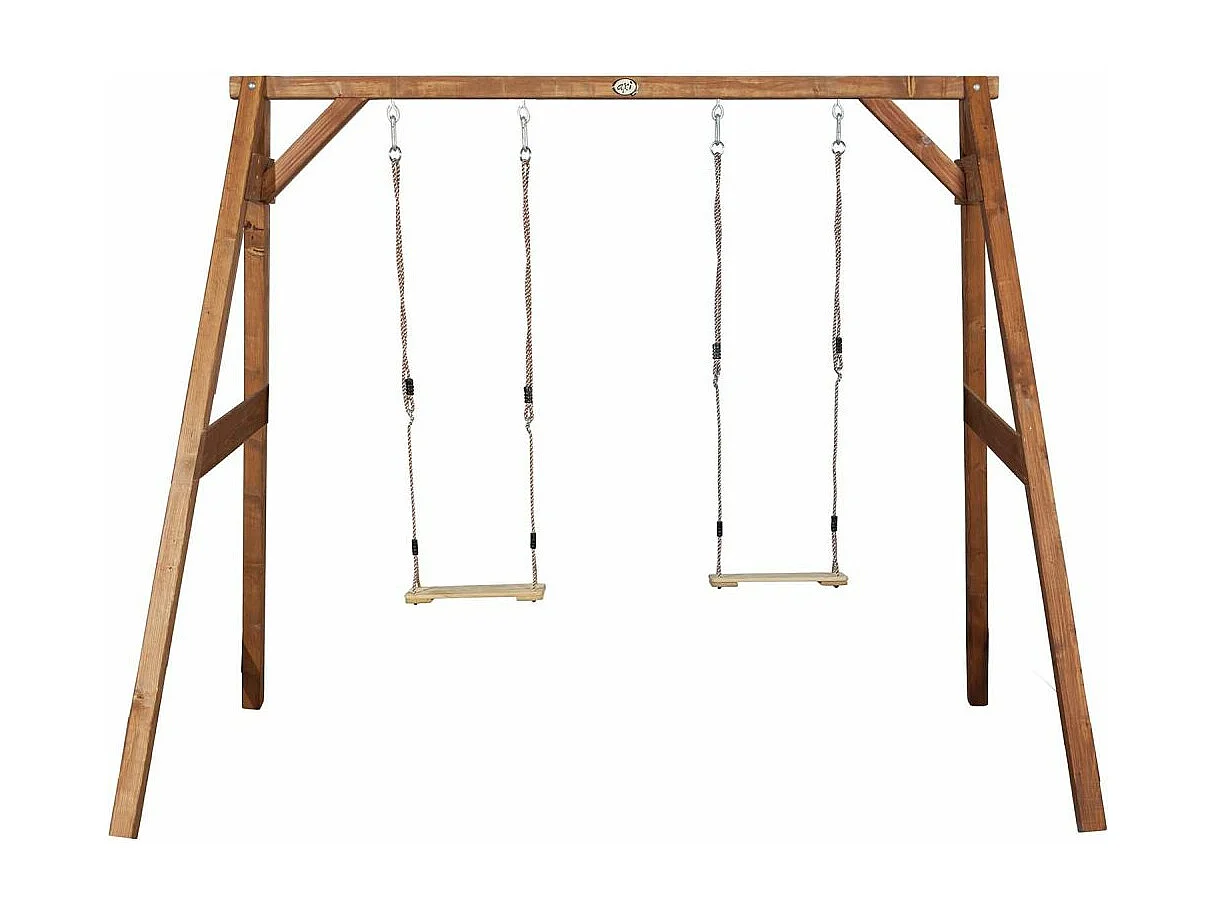 Portique en bois balançoire double Swing Double
