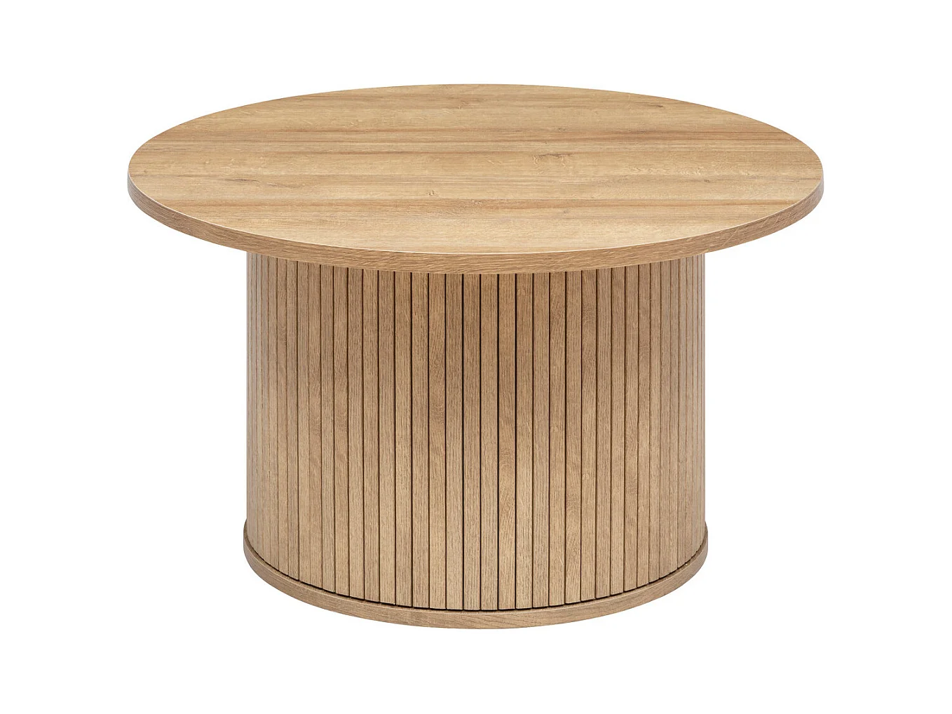Table basse placage effet bois D 70 x P 40 cm