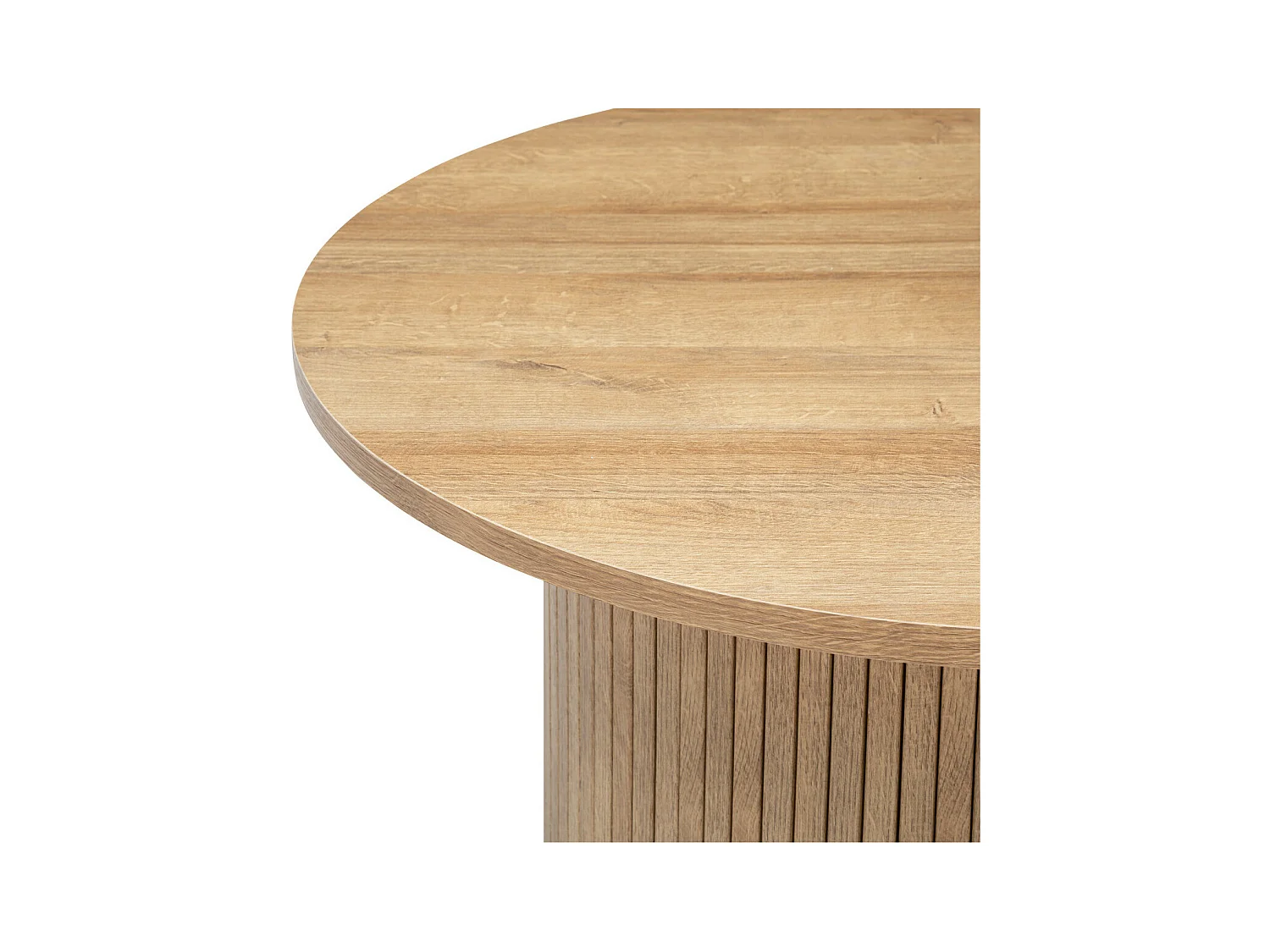 Table basse placage effet bois D 70 x P 40 cm