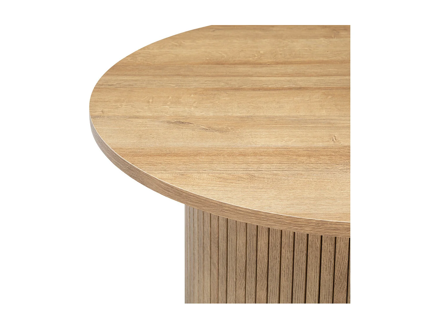 Table basse placage effet bois D 70 x P 40 cm