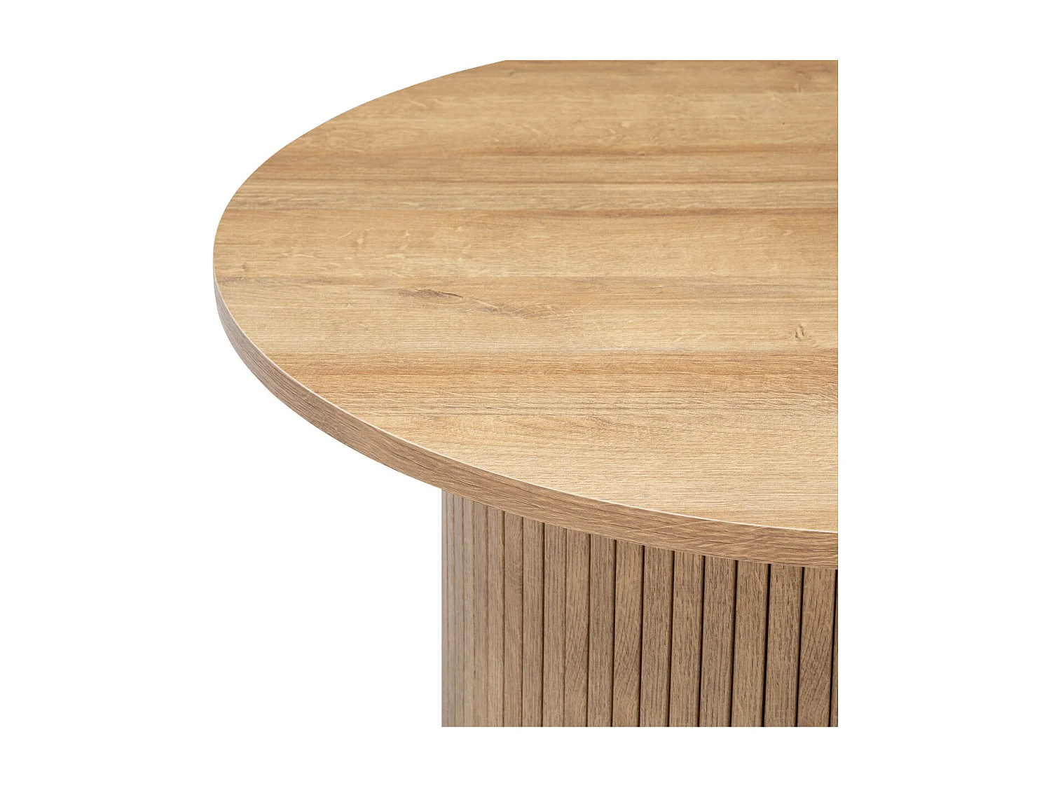 Table basse placage effet bois D 70 x P 40 cm