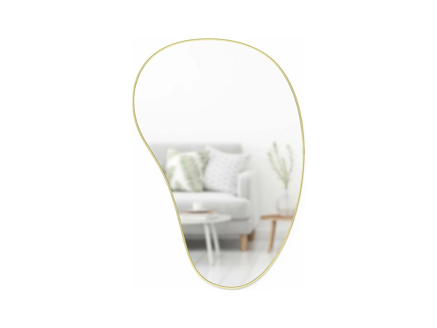 Miroir  finition métallique Hubba 61 × 91 cm