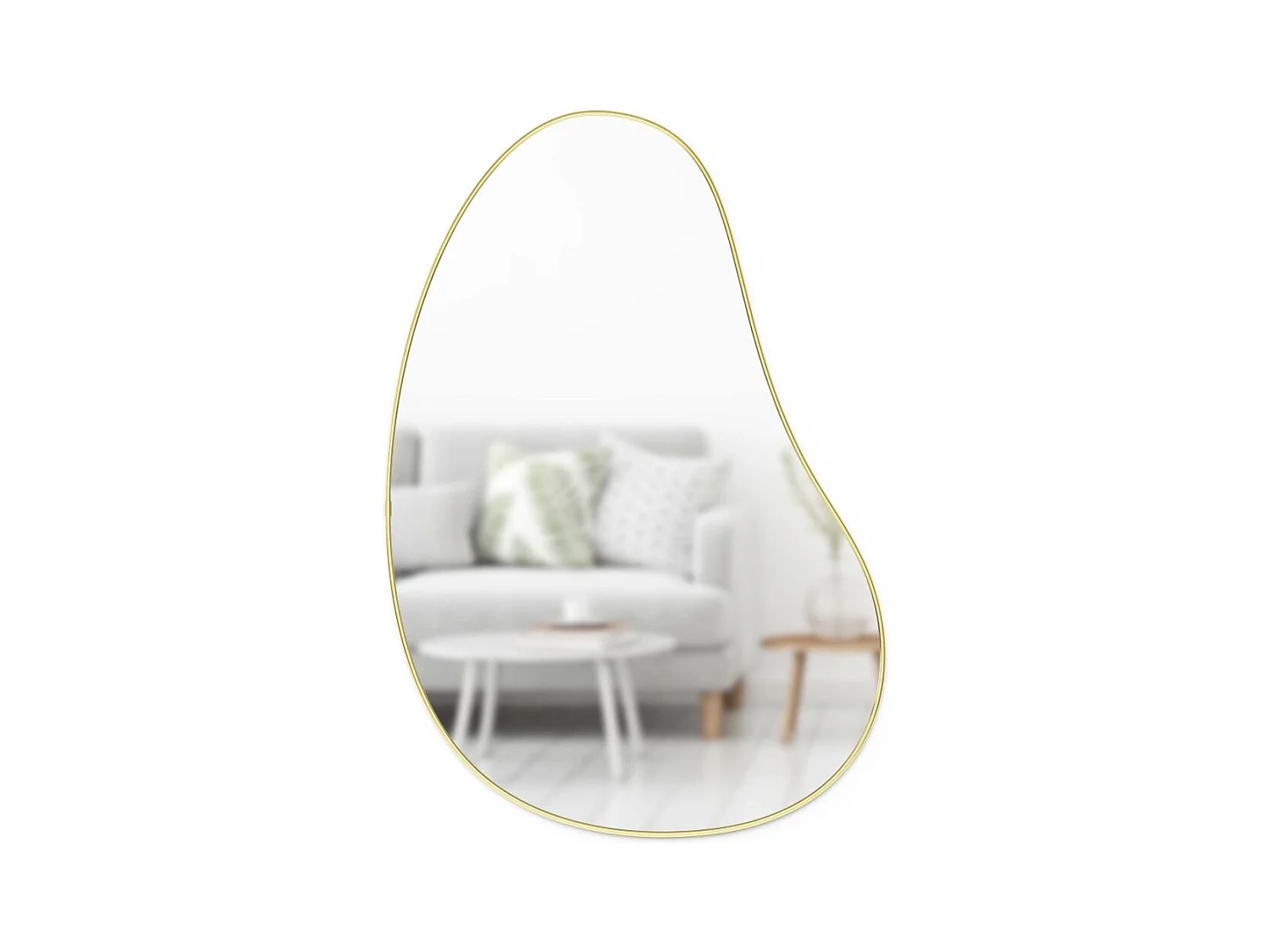 Miroir  finition métallique Hubba 61 × 91 cm