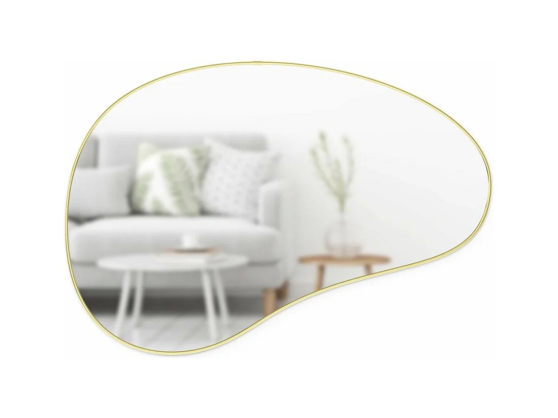 Miroir  finition métallique Hubba 61 × 91 cm