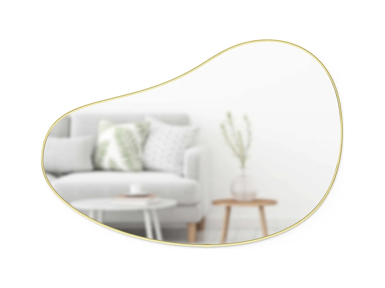 Miroir  finition métallique Hubba 61 × 91 cm