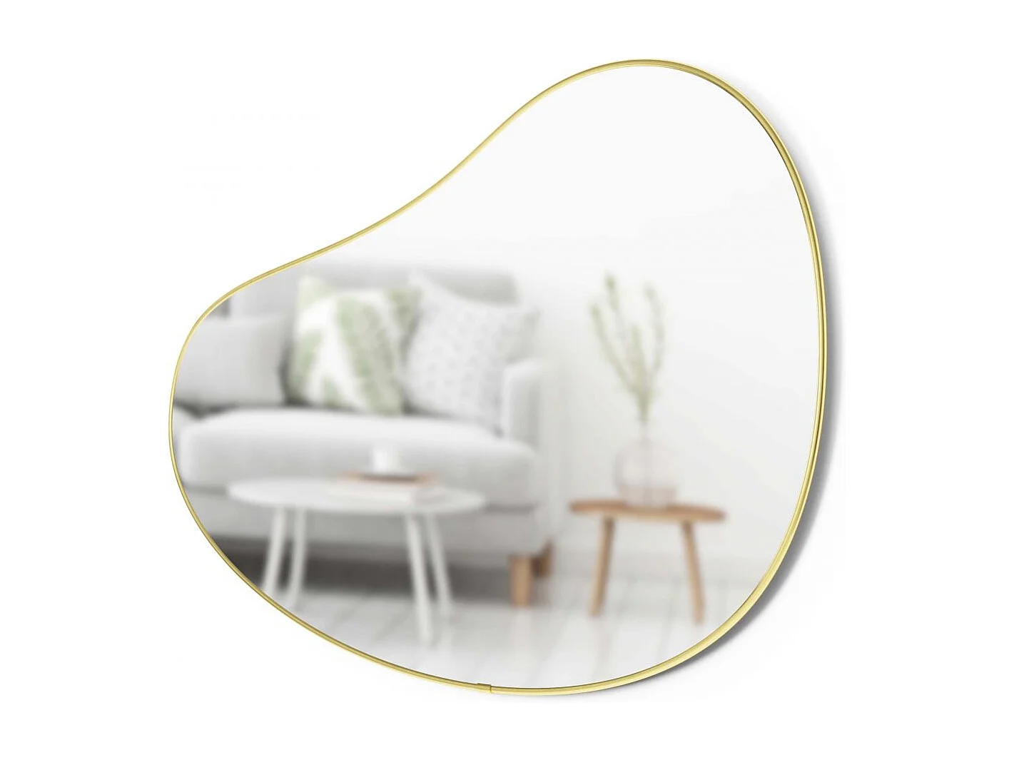 Miroir  finition métallique Hubba 61 × 91 cm