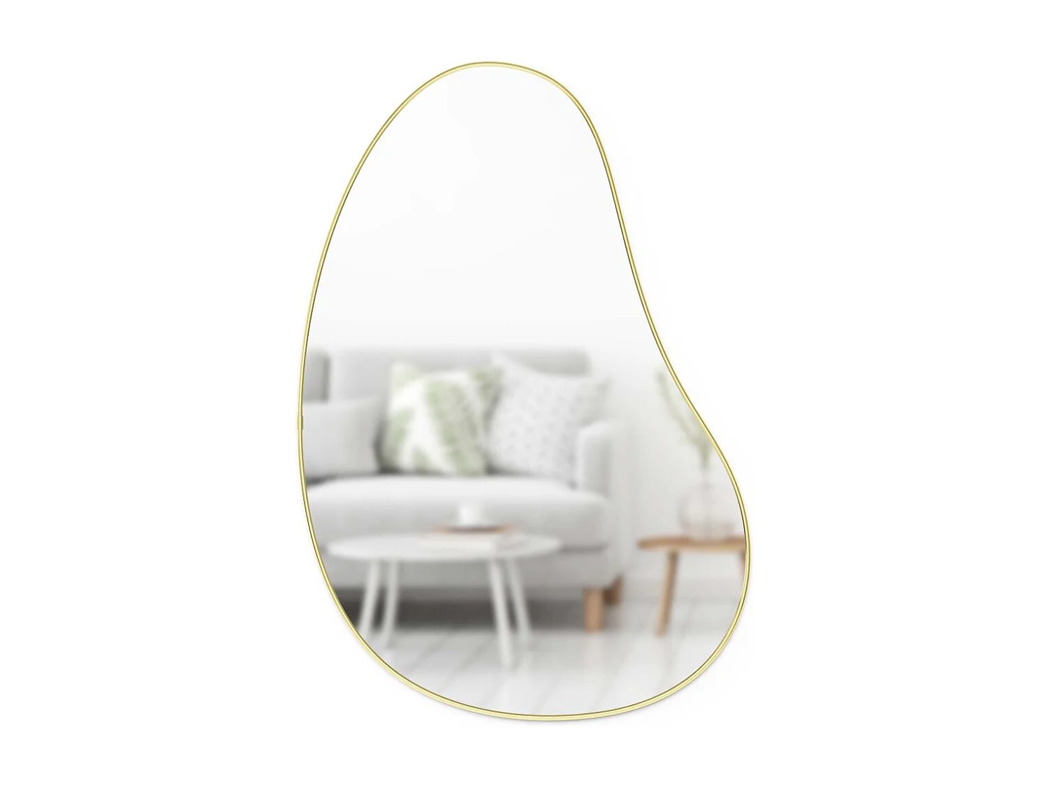 Miroir  finition métallique Hubba 61 × 91 cm