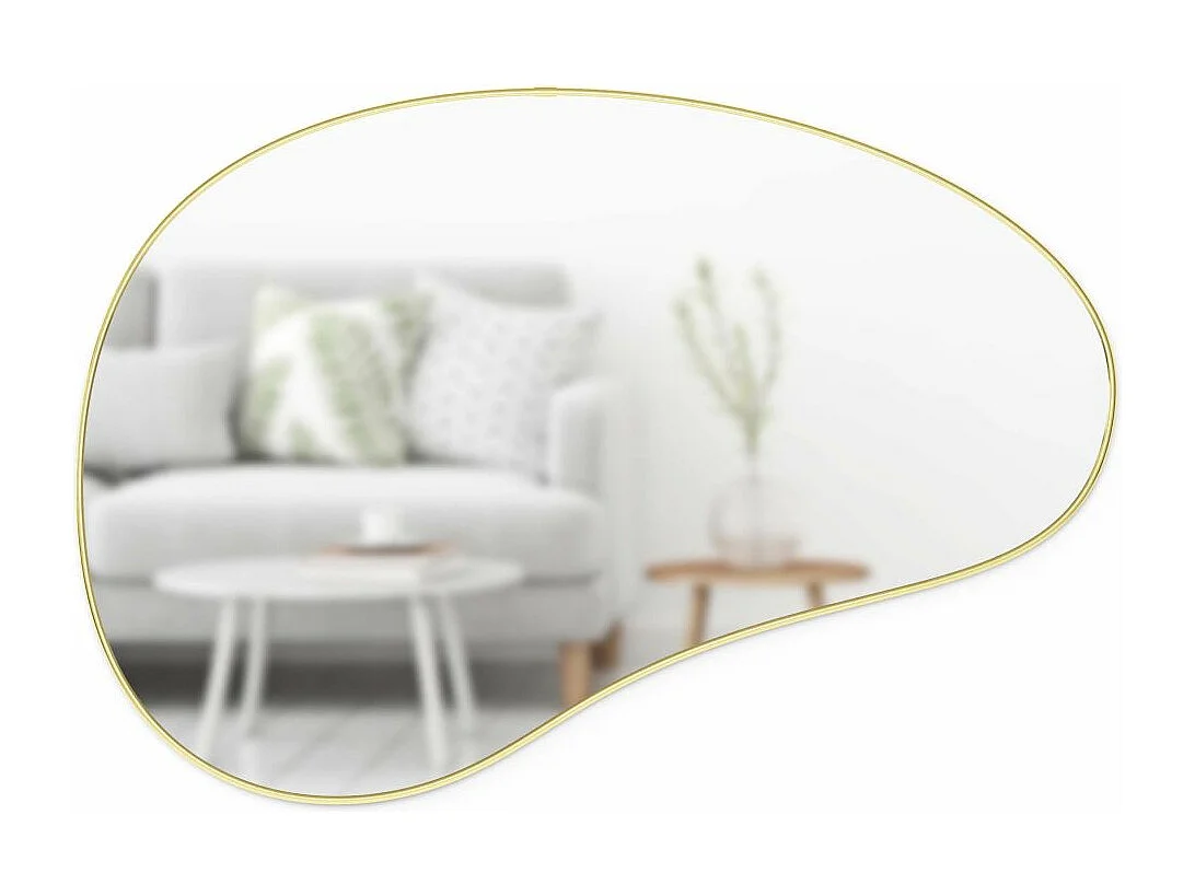 Miroir  finition métallique Hubba 61 × 91 cm