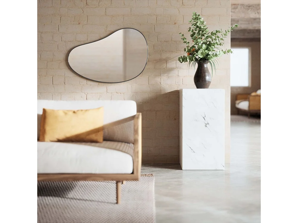 Miroir  finition métallique Hubba 61 × 91 cm