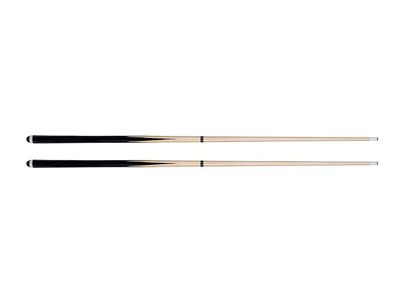 Lot de 2 Queues de Billard "Bill" 122cm Naturel
