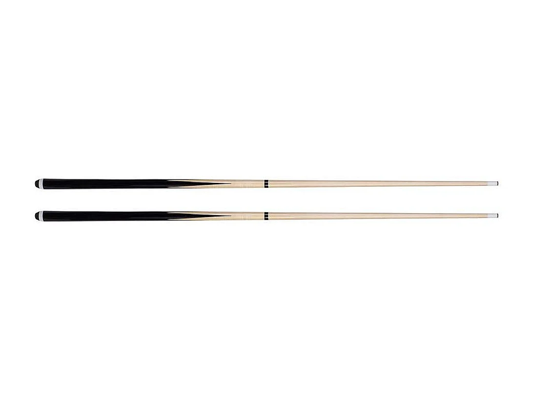 Lot de 2 Queues de Billard "Bill" 122cm Naturel