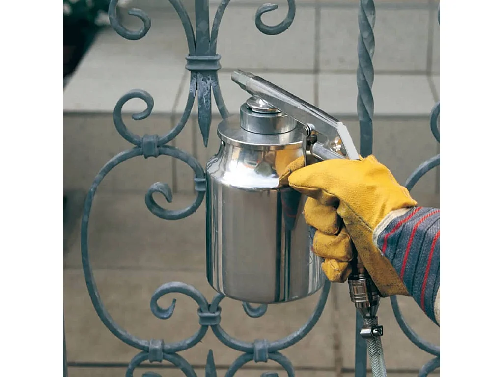 Einhell Pistolet de sablage avec port d'aspiration pour compresseur