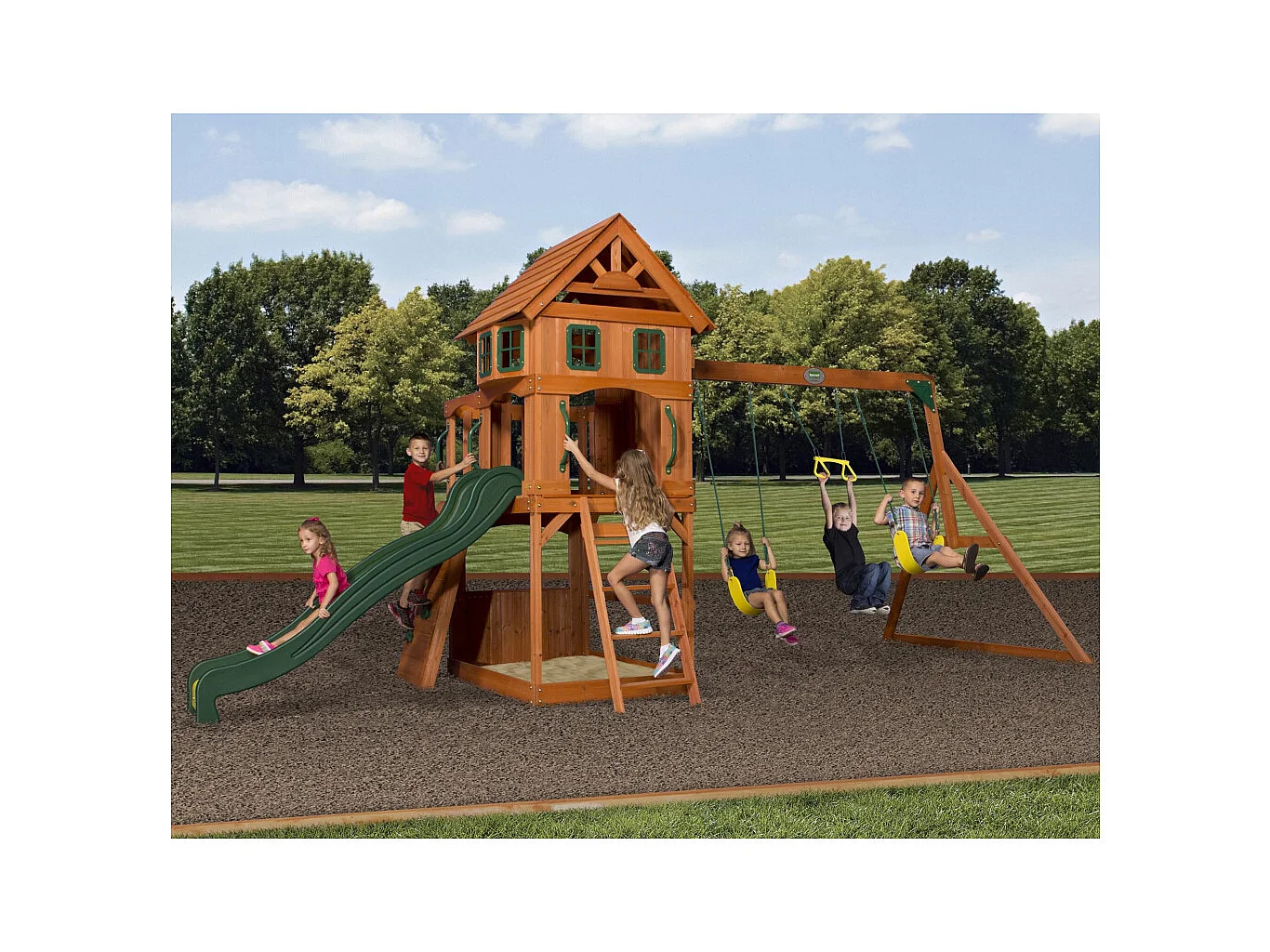 Aire de jeux en bois Atlantic
