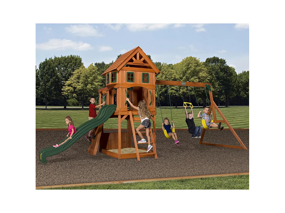 Aire de jeux en bois Atlantic