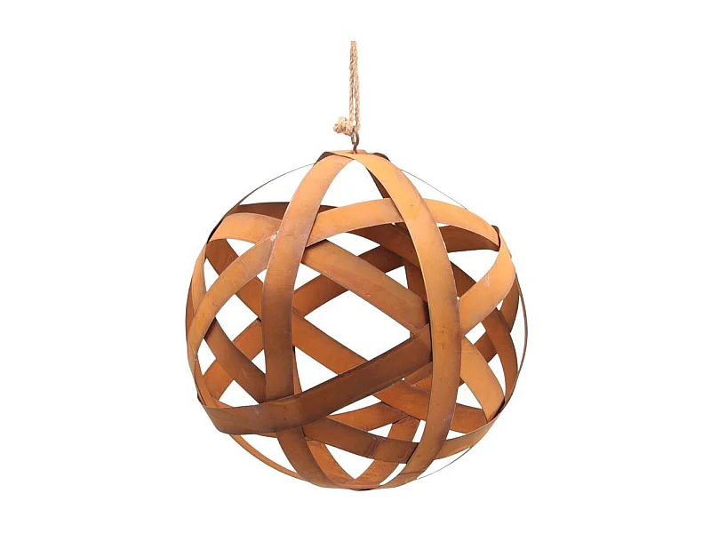 Balle ronde en fer à suspendre 30 cm