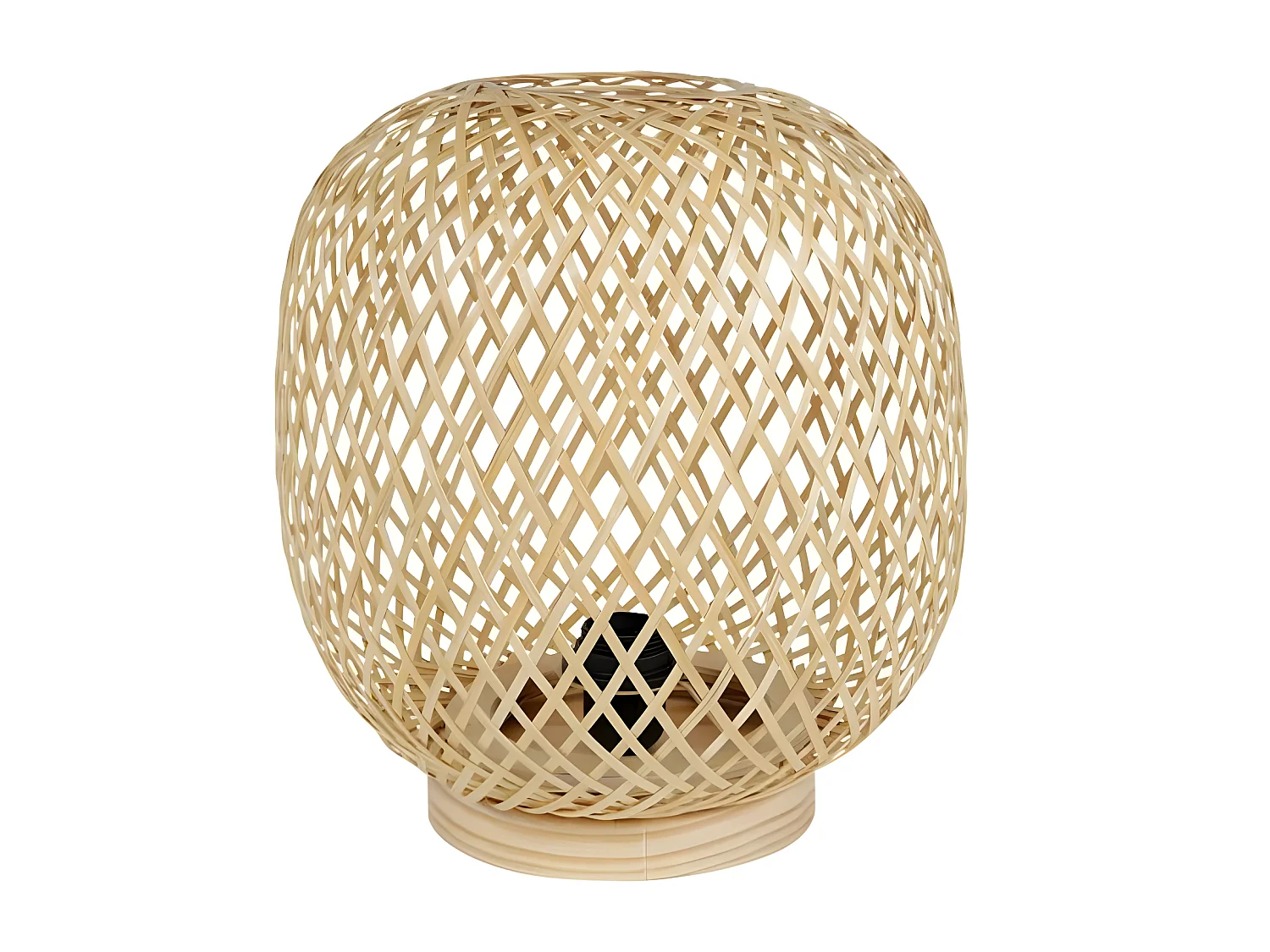 Lampe à poser à bambou naturel Vela Ostaria