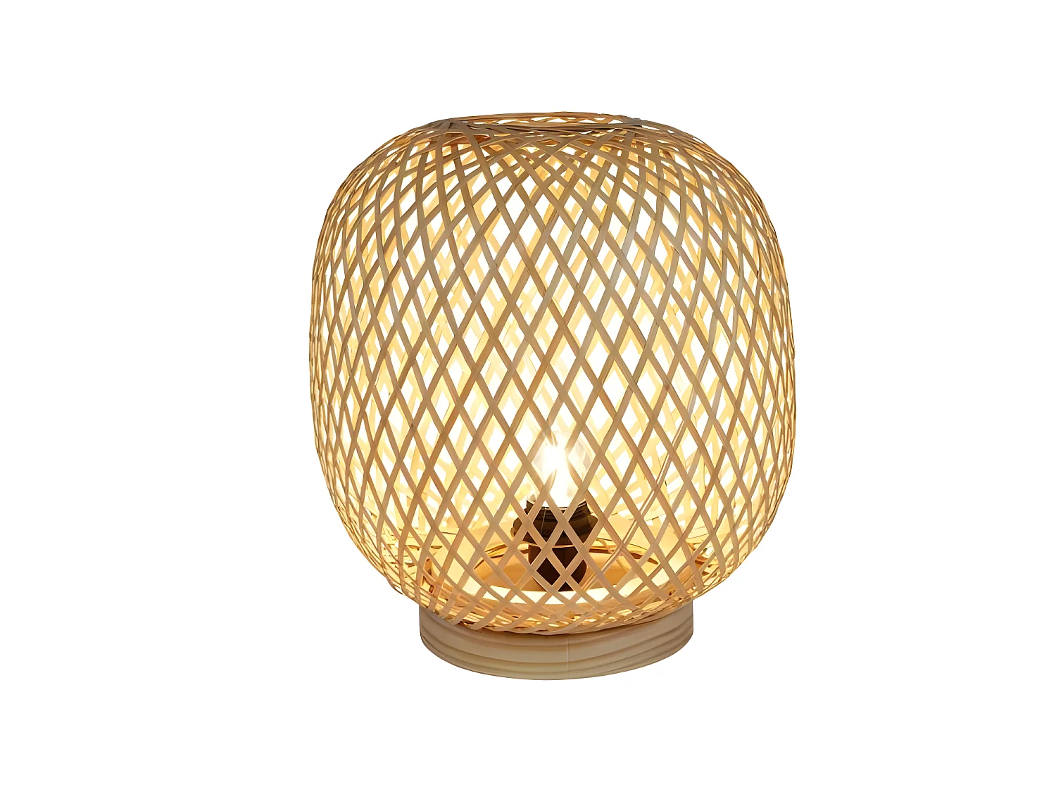 Lampe à poser à bambou naturel Vela Ostaria