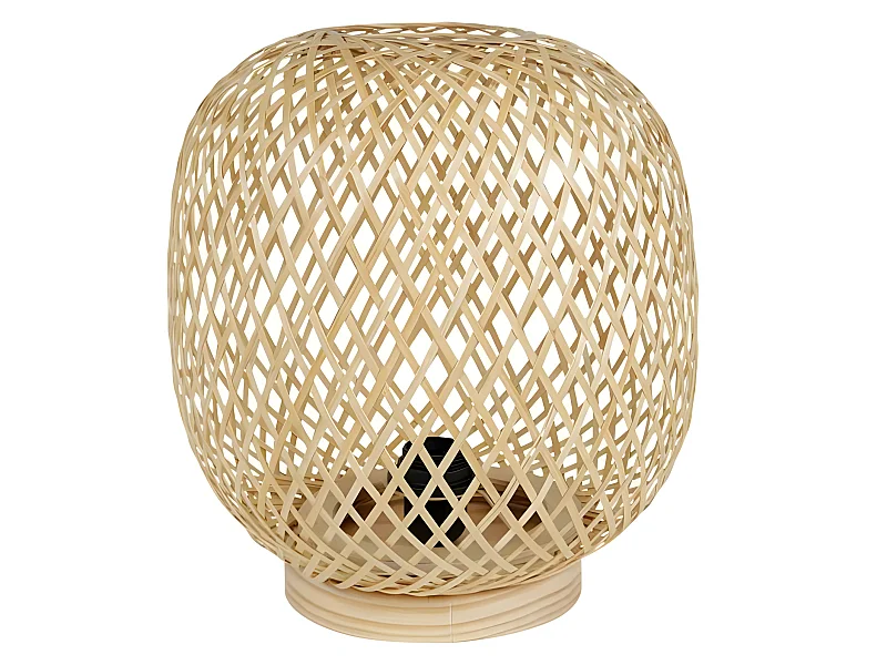 Lampe à poser à bambou naturel Vela Ostaria
