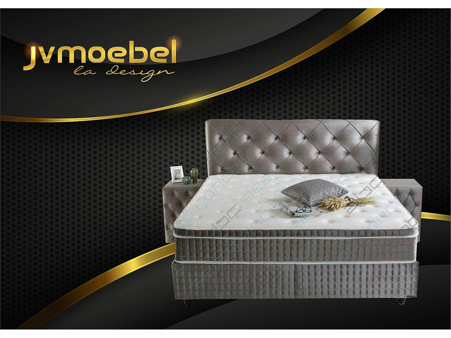 Möbel Luxury Modern Betten Polster Chesterfield Betten Schlafzimmer Design Neu