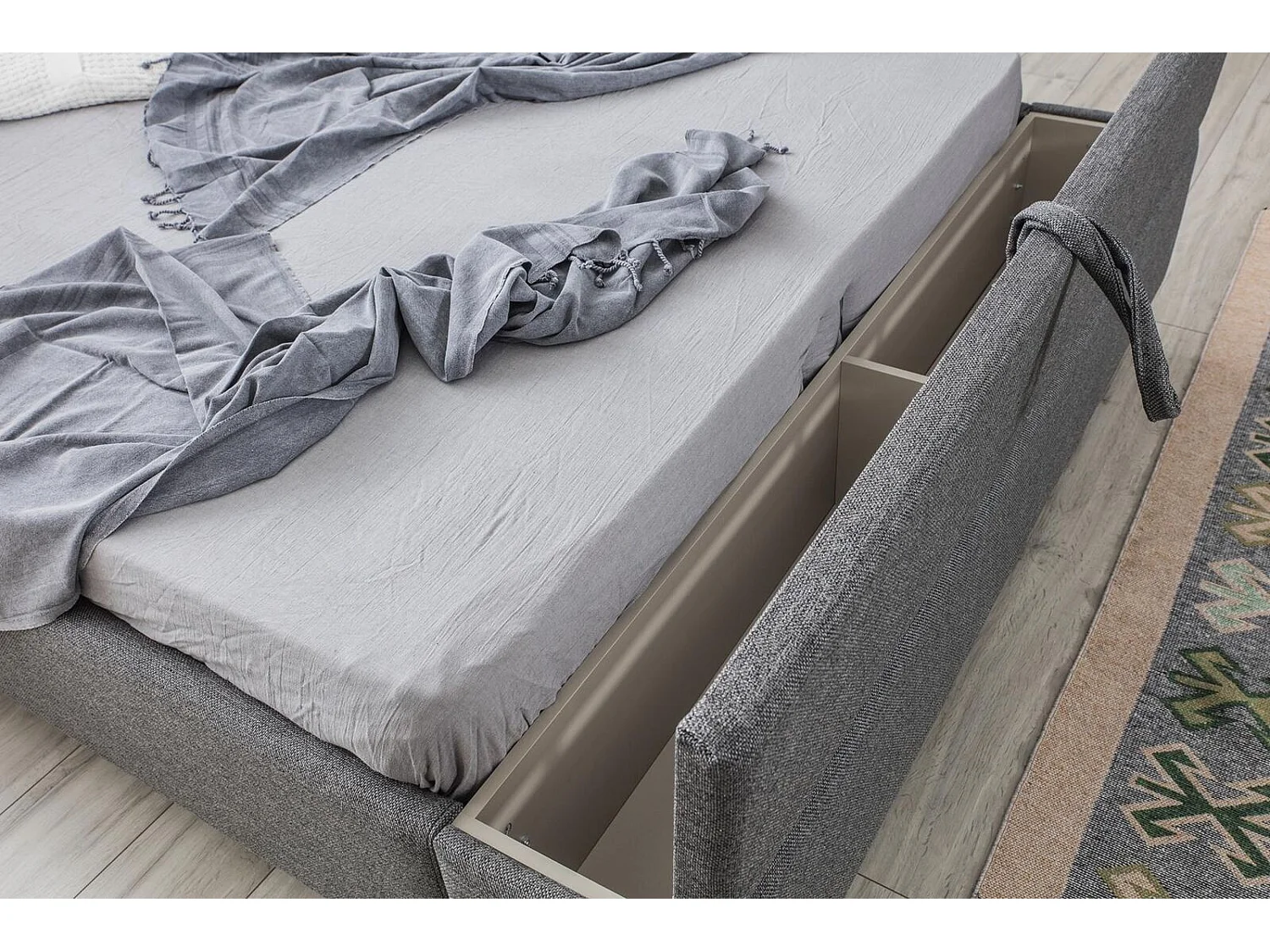 Beleuchtetes Bett Design Doppelbett Betten Polster Schlafzimmer Möbel Hotel Neu