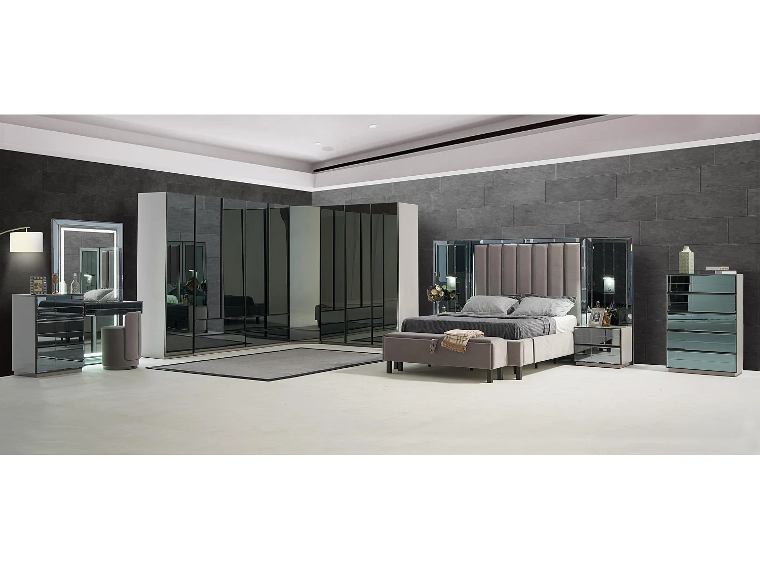 Design Sessel Luxus Ottomane Schminktisch Hocker Runder Polster Stuhl Braun Bank