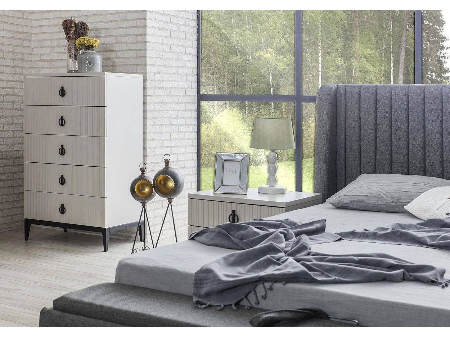 Kommode Holz Schränke Konsolen Schlafzimmer Moderner Hochschrank Sideboard