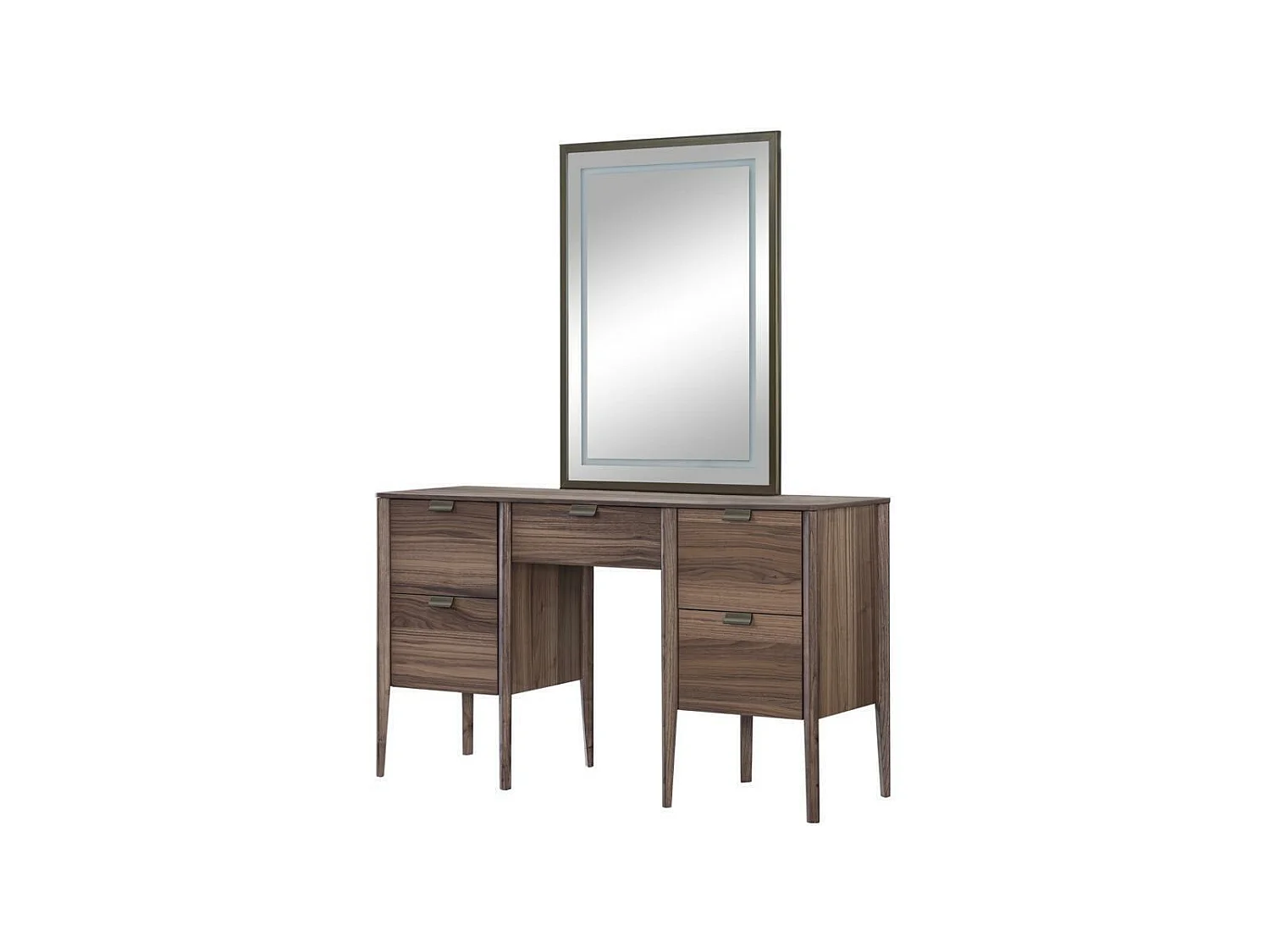 Schminktisch Set Konsole Spiegel material holz Schlafzimmer Möbel Design Hocker