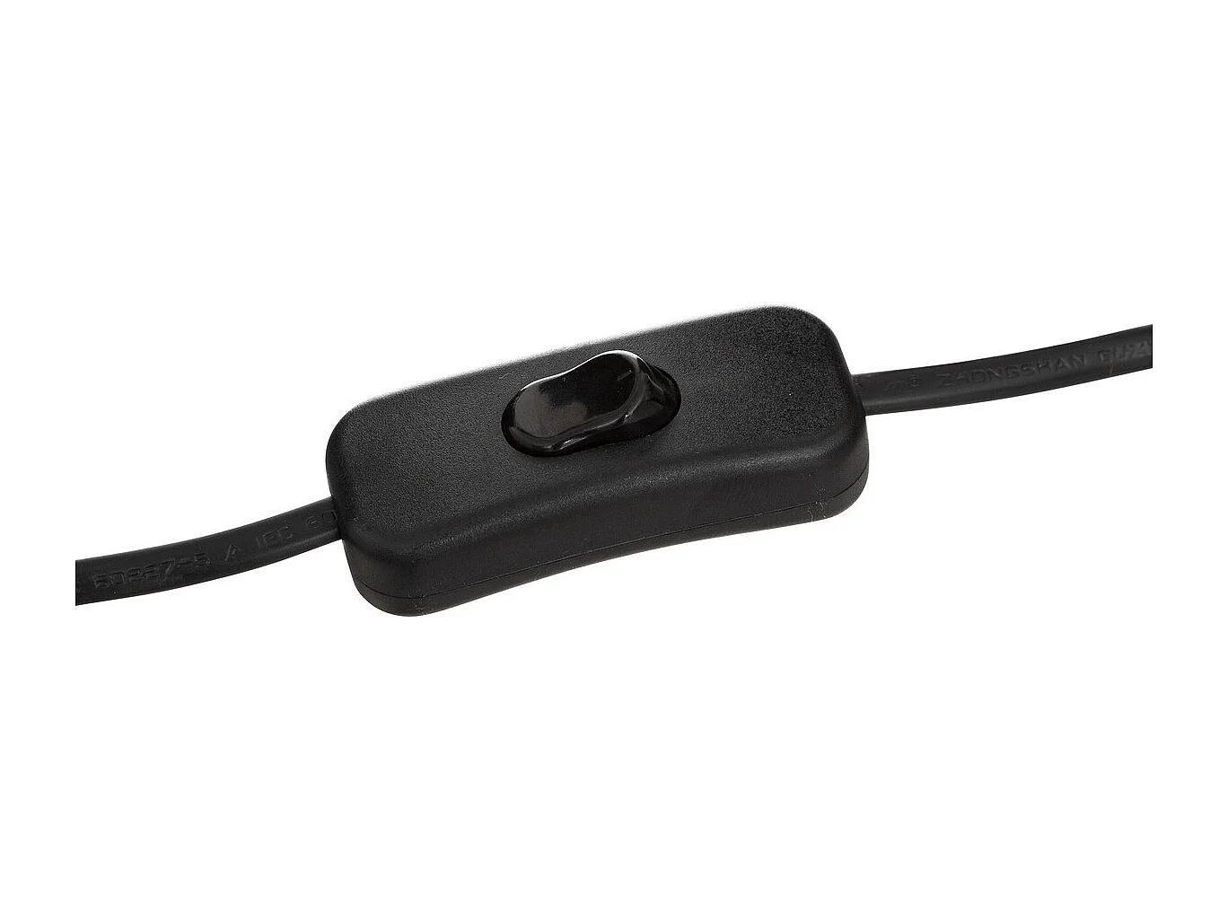 Lampe à poser en métal Noir et abat-jour corde H 47.5 cm