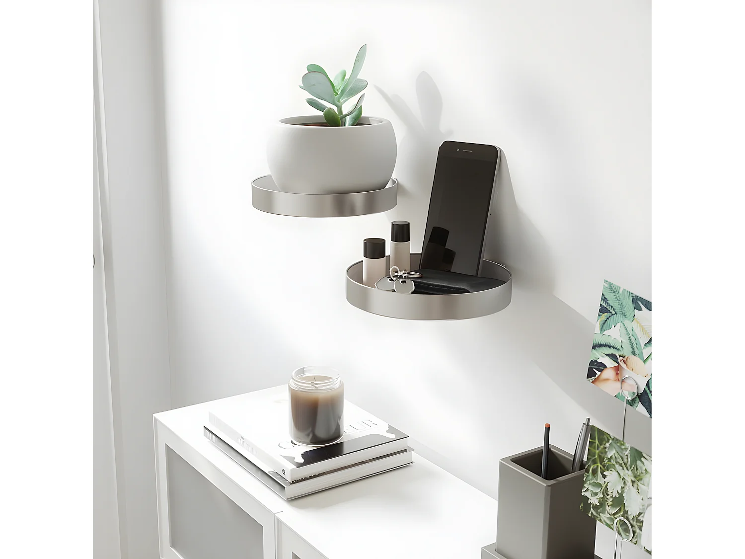 Wandregal "Perch" (2-stück)