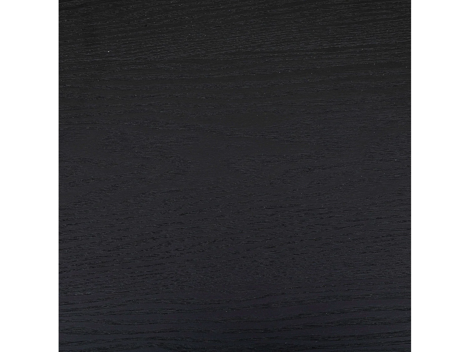 Table basse 2 niveaux en métal et bois noir 118 x 43 cm