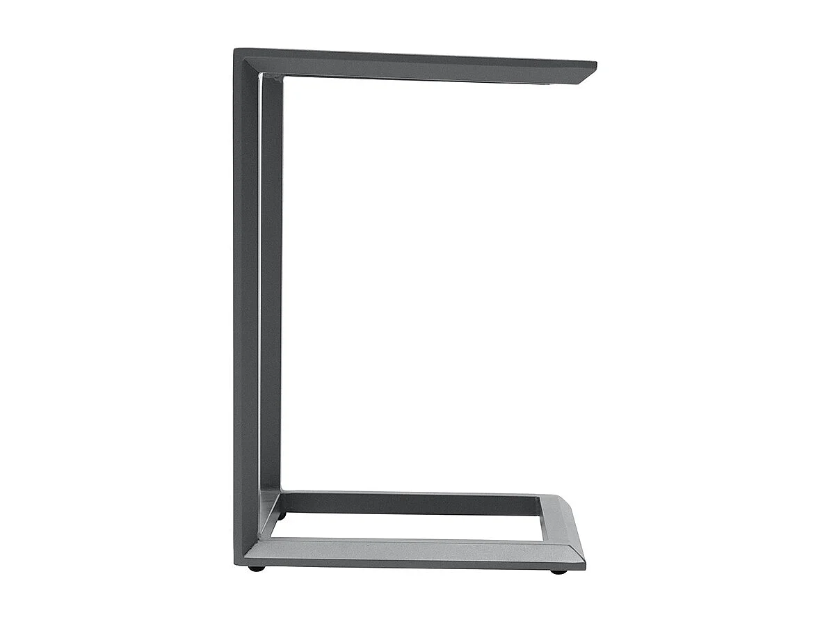 Table d'appoint en aluminium gris Graphite Evasion - Hespéride