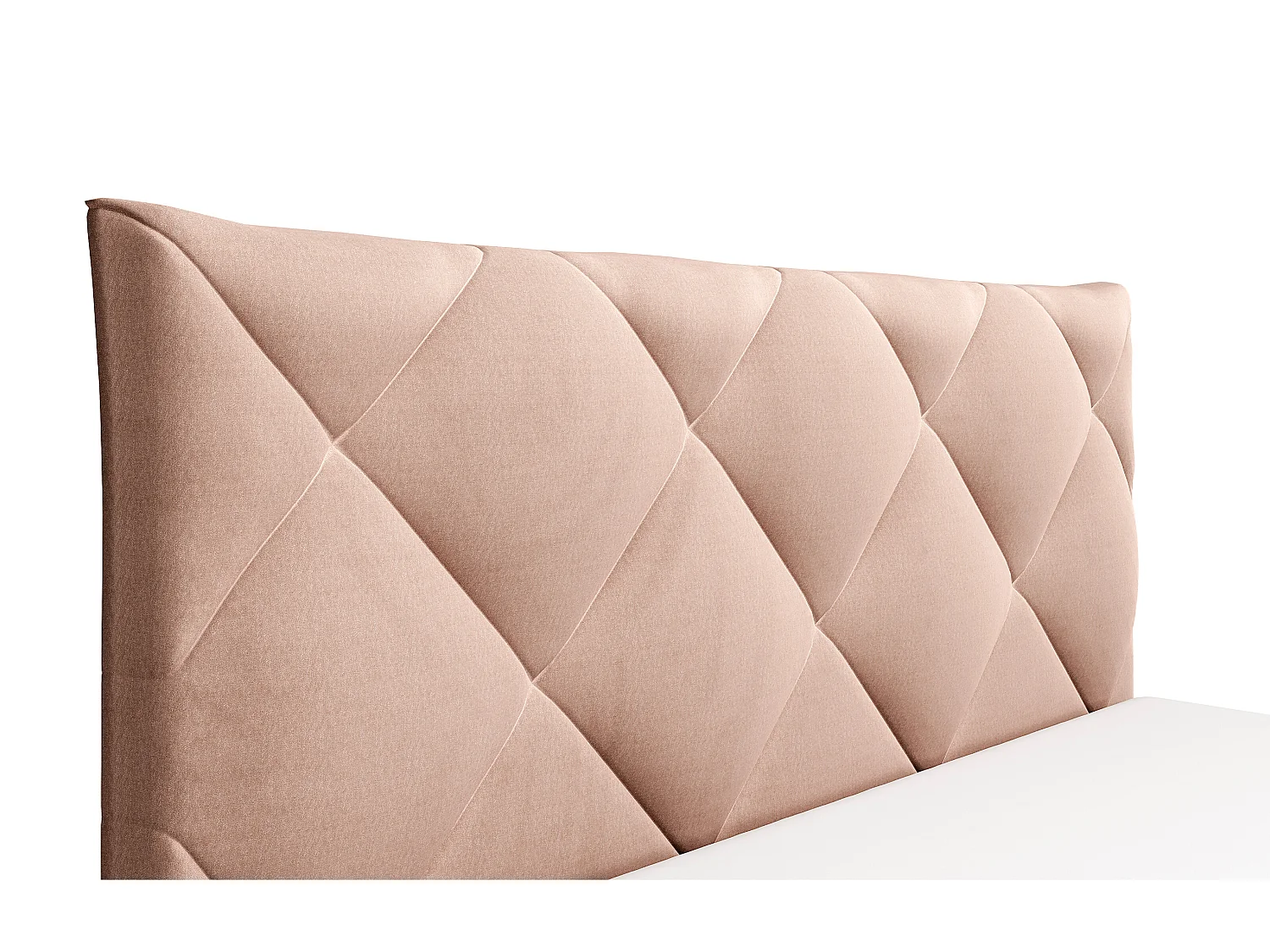 Bed met opbergruimte 160 x 200 cm - Velours - Beige - STARI van Pascal Morabito - van Pascal Morabito