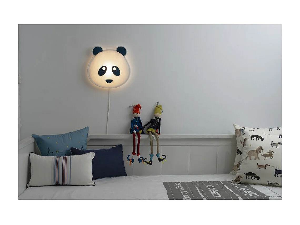 Applique animal masqué led Panda