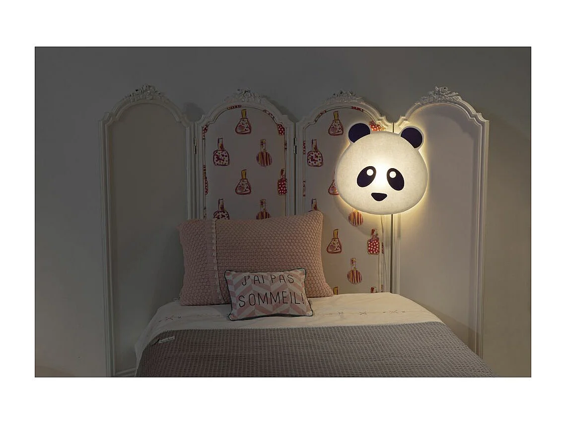 Applique animal masqué led Panda
