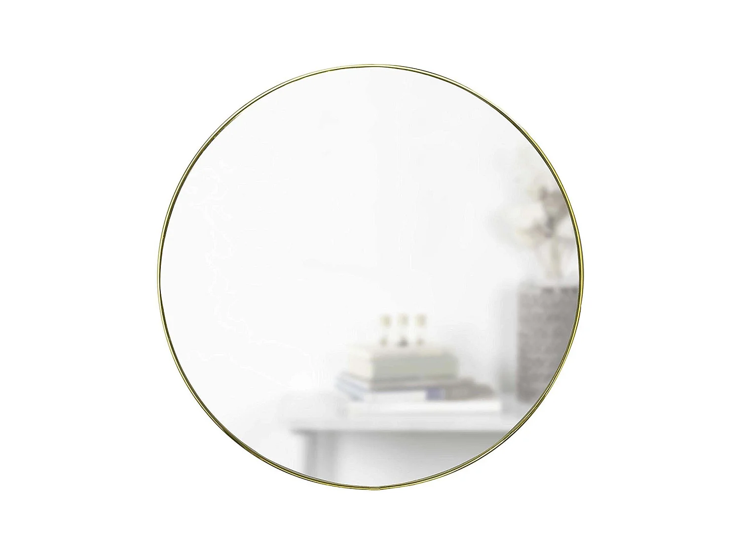 Miroir rond en métal 86 cm Hubba