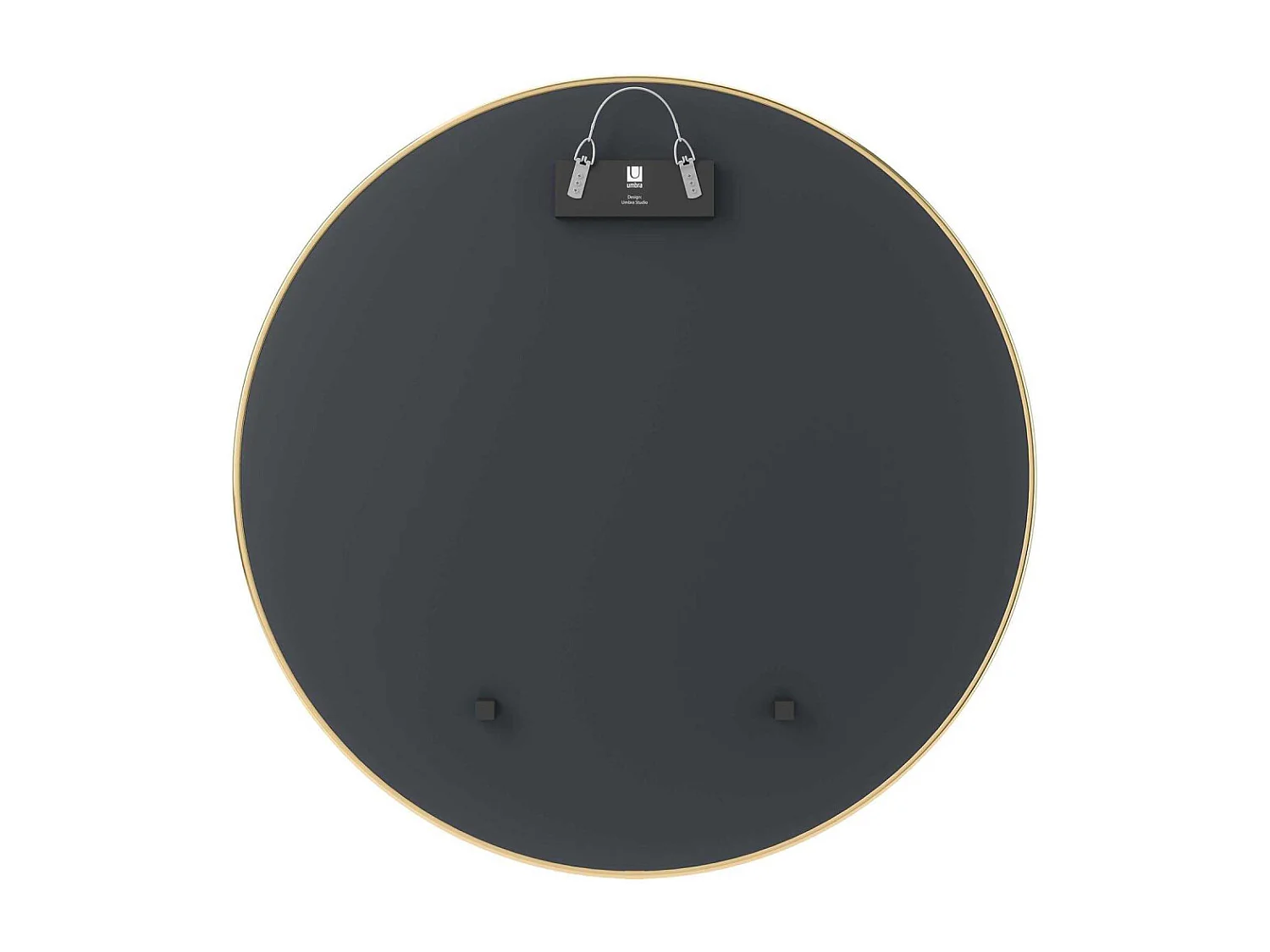 Miroir rond en métal 86 cm Hubba