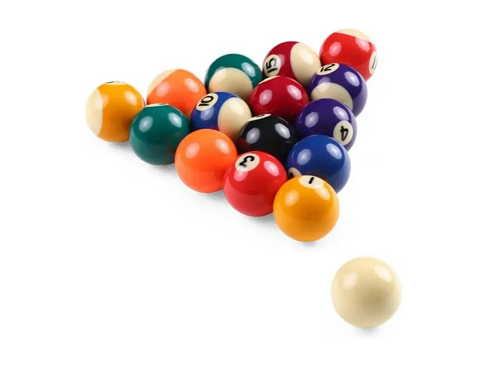 Lot d'Accessoires Billard "6 Feet" 66cm Multicolore