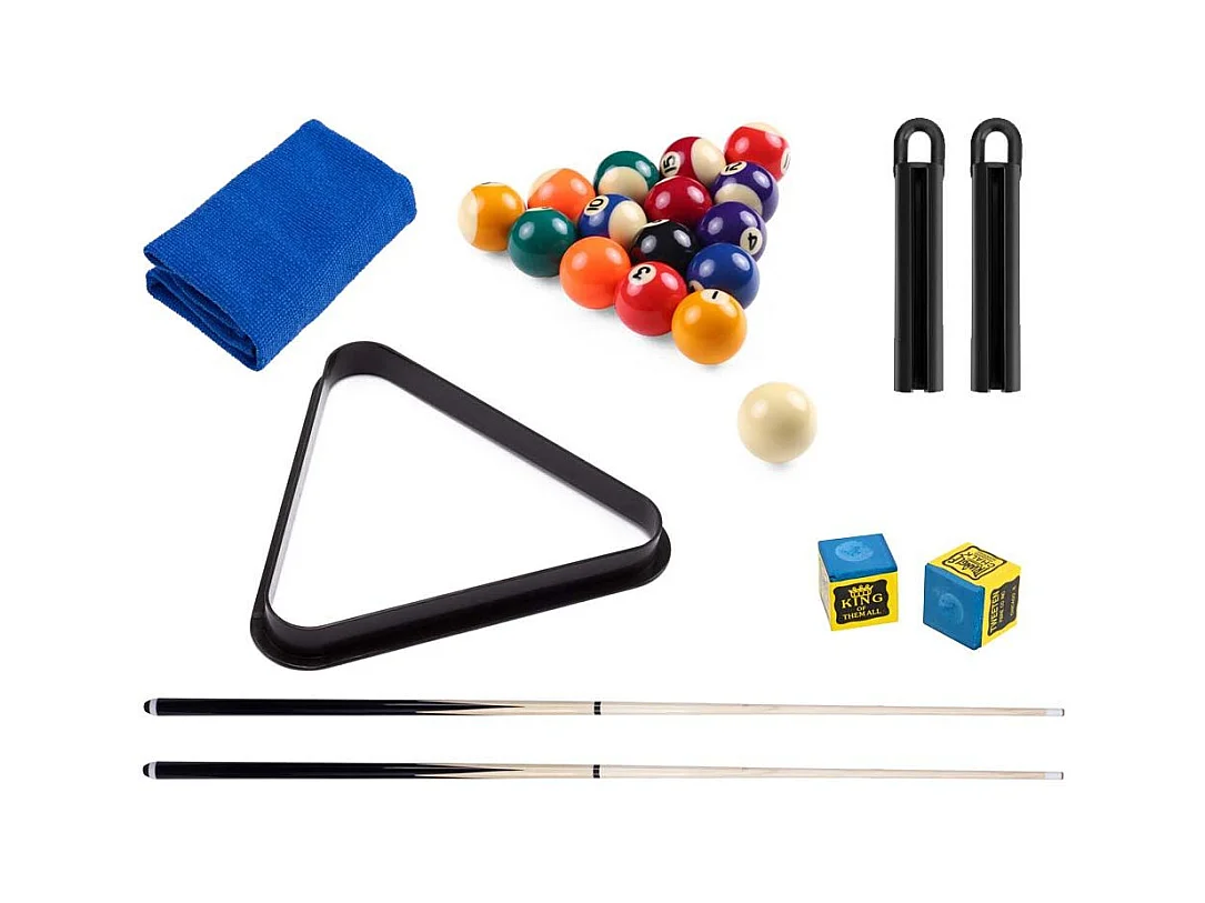 Lot d'Accessoires Billard "7 Feet" 77cm Multicolore