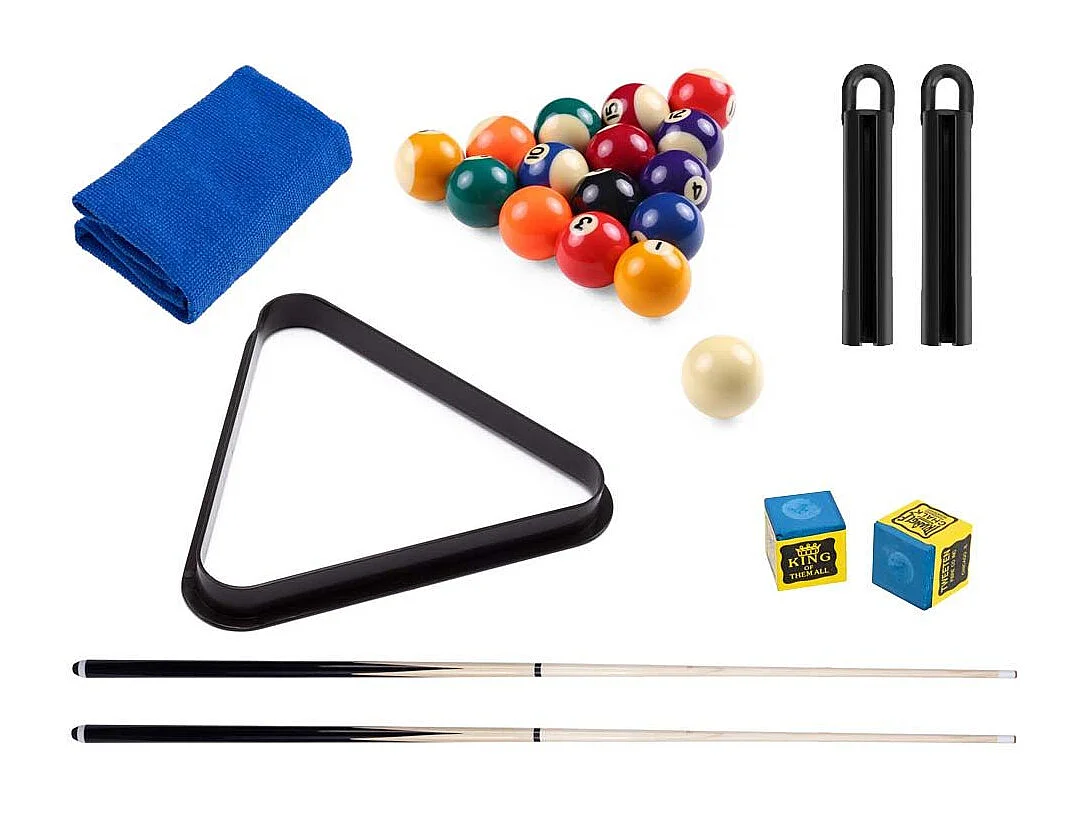 Lot d'Accessoires Billard "7 Feet" 77cm Multicolore