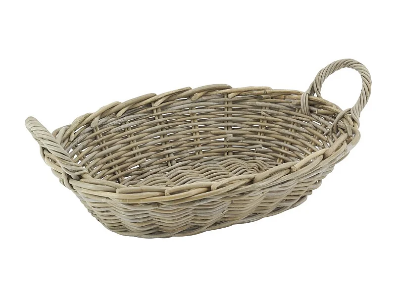 Corbeille ovale en poelet