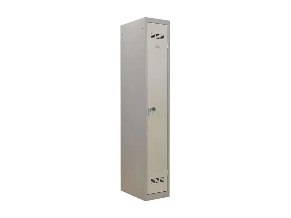 Vestiaire industrie en acier 1 porte Valeo L30xH180xP50 – Fonctionnalité et Robustesse-Gris