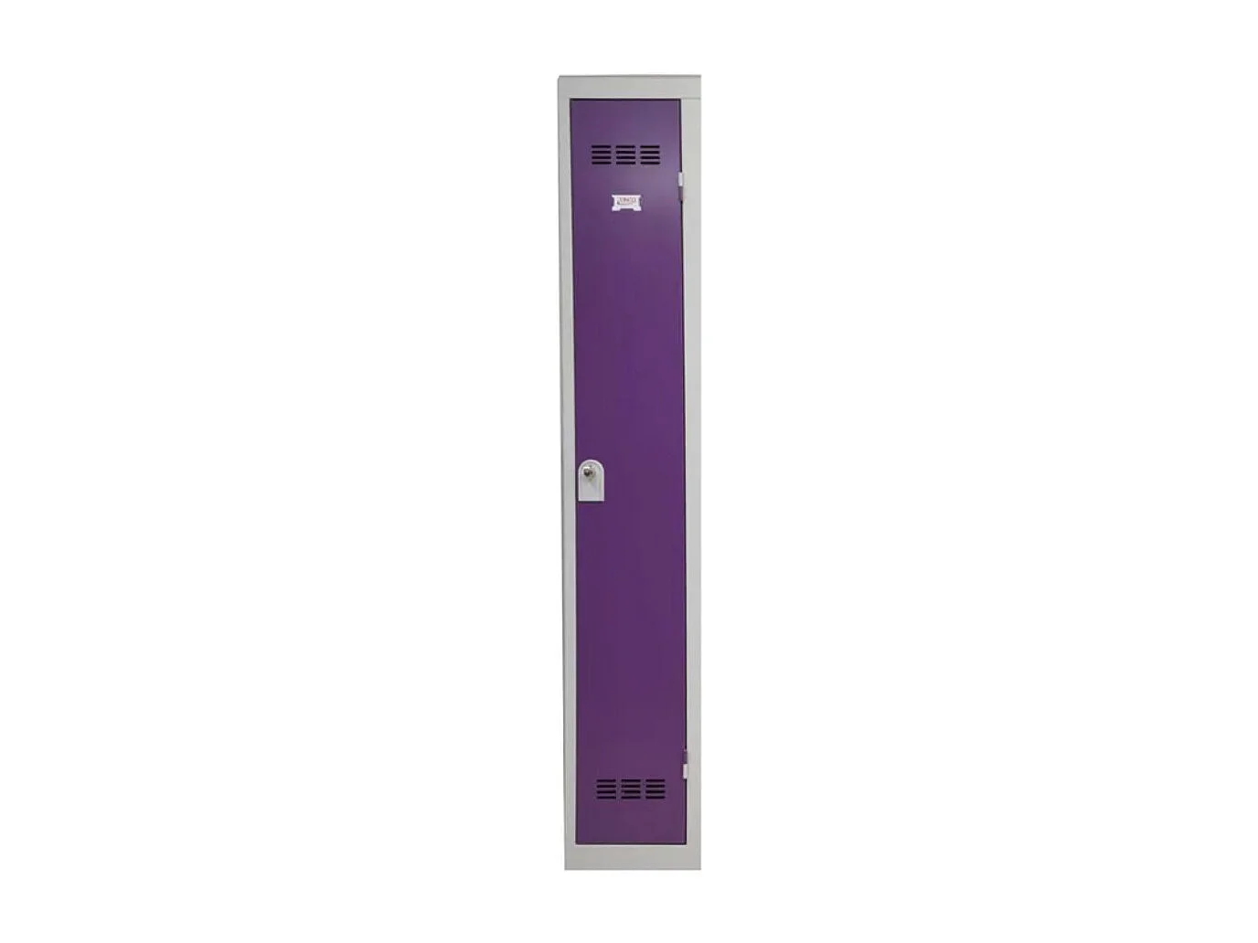 Vestiaire industrie en acier 1 porte Valeo L30xH180xP50 – Fonctionnalité et Robustesse-Violet