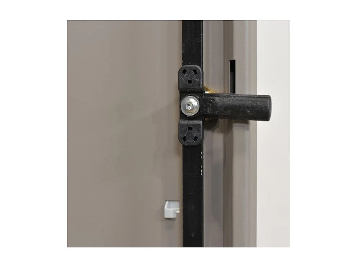 Vestiaire industriel métal taupe 1 porte L31xH185xP51