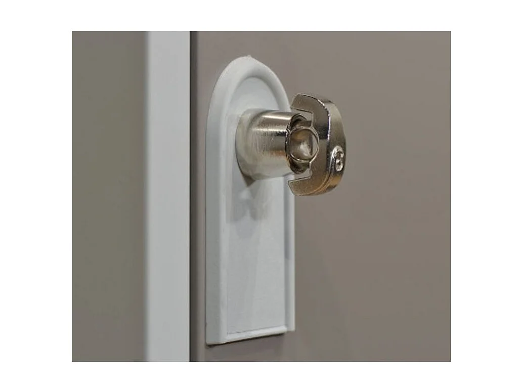 Vestiaire industriel métal taupe 1 porte L31xH185xP51