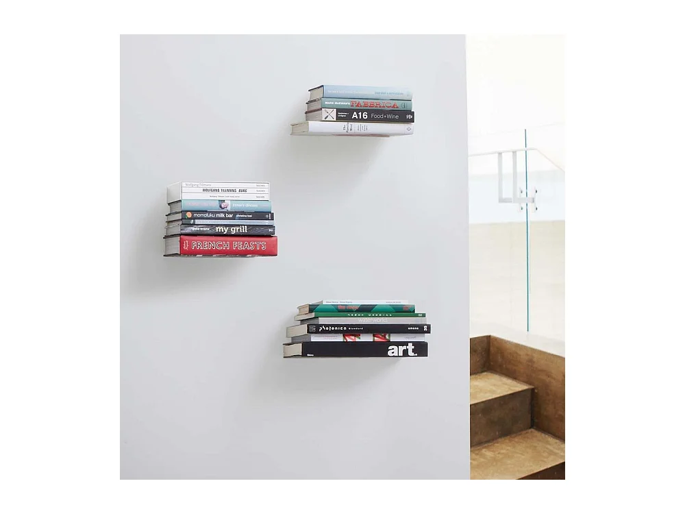 Etagère à livre invisible Conceal Lot de 3