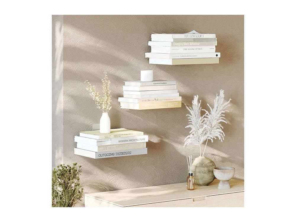 Etagère à livre invisible Conceal Lot de 3